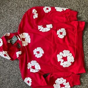 Red DENIM TEARS Hoodie
